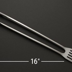 Extra Long Food Tongs 16 Inch for Grilling and Deep Frying