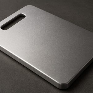 18 Stainless Steel Small Cutting Board Heavy Duty for Meat and Cheese Prep