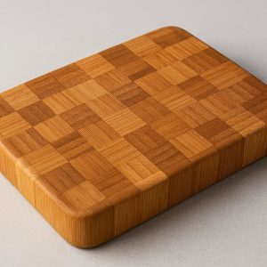 End Grain Bamboo Small Cutting Board Durable for Knife Friendly Prep Work