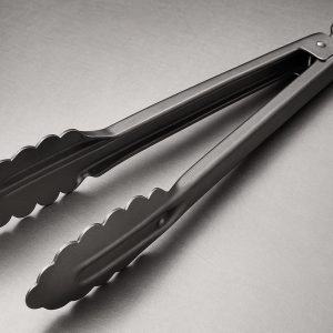 Heavy Duty Stainless Steel Food Tongs for Grilling and Kitchen Cooking