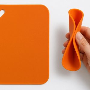 Flexible Silicone Small Cutting Board Foldable for Easy Storage and Travel
